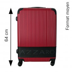 VALISE FORMAT MOYEN 64 CM ZAO ROUGE AZZARO