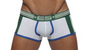 BOXER BASIC BLANC AVEC ELASTIC CONTRASTE  - ES COLLECTION