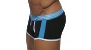 BOXER BASIC NOIR AVEC ELASTIC CONTRASTE UN110  - ES COLLECTION