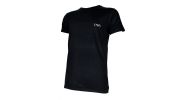 T-SHIRT NOIR COL RONG LOGO ARMANI ARGENTE