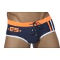 SLIP  DE BAIN 1001 EUROPE SPORT NAVY // ORANGE - ES COLLECTION