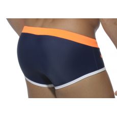 SLIP DE BAIN 1001 EUROPE NAVY / ORANGE - ES COLLECTION