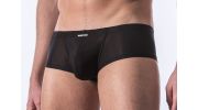 BOXER SHORTY NOIR EN TULLE - M101 HOT PANTS - MANSTRORE