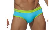 MAILLOT DE BAIN  TURQUOISE  BASIC SPORTIVE ADS027 - ADDICTED