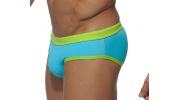 SLIP DE BAIN  TURQUOISE  BASIC SPORTIVE ADS027 - ADDICTED