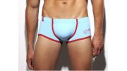 BOXER TURQUOISE COTON PIQUE UN139 - ES COLLECTION