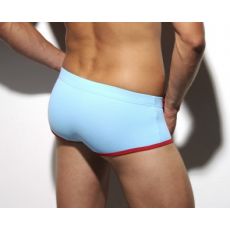 BOXER TURQUOISE COTON PIQUE UN139 - ES COLLECTION