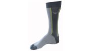 CHAUSSETTES HAUTES COTON GRISE CONTRASTE ANIS - ARMANI