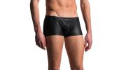 BOXER NOIR POLYESTER MICRO PANTS M104 - MANSTORE