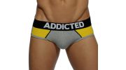 SLIP GRIS COMBI MESH - AD431  ADDICTED