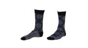 CHAUSSETTES HAUTES COTON GRISE A DAMIER  - ARMANI