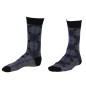 CHAUSSETTES HAUTES COTON GRISE A DAMIER  - ARMANI