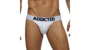 SLIP BIKINI BLANC TANGA AD466 - ADDICTED