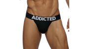 SLIP BIKINI NOIR TANGA AD466 - ADDICTED