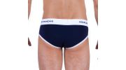 SLIP COTON NAVY CEINTURE BLANCHE - GARCON FRANCAIS