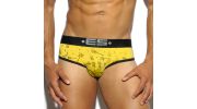 SLIP JAUNE GUITAR PRINT  UN186 - ES COLLECTION