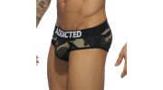 SLIP CAMOUFLAGE CONTRASTED MESH  AD496 - ADDICTED