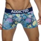 BOXER NAVY MICROFIBRE FLORAL DIGITAL  AD517 - ADDICTED