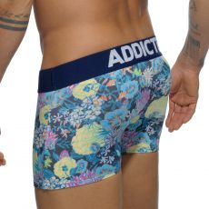 BOXER NAVY MICROFIBRE FLORAL DIGITAL  AD517 - ADDICTED