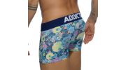 BOXER NAVY MICROFIBRE FLORAL DIGITAL  AD517 - ADDICTED