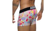 BOXER NOIR MICROFIBRE FLORAL DIGITAL  AD517 - ADDICTED