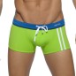 BOXER DE BAIN  VERT SPORT DETAIL BINDING  ADS133 - ADDICTED