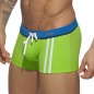 BOXER DE BAIN  VERT SPORT DETAIL BINDING  ADS133 - ADDICTED