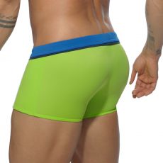 BOXER DE BAIN  VERT SPORT DETAIL BINDING  ADS133 - ADDICTED