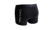 BOXER  NOIR AVEC LOGO CALVIN KLEIN FLOQUE SUR LA FESSE - CALVIN KLEIN