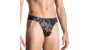 SLIP TANGA CAMOUFLAGE VERT MICRO BRIEF M657 - MANSTORE