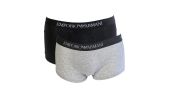 PACK DE 2 BOXERS SHORTY CLASSIC NOIR/GRIS  - ARMANI