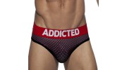 SLIP MICROFIBRE VALENTIN ROUGE AD625 - ADDICTED