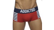 BOXER SAILOR STRIPES ROUGE AD511 - ADDICTED