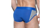 STRIPE MIX BRIEF BLEU EN MODAL UN230 - ES COLLECTION