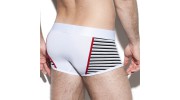 STRIPE MIX BOXER ROUGE EN MODAL UN231 - ES COLLECTION