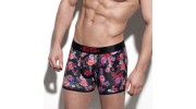 BOXER FLOWERY NOIR UN252 - ES COLLECTION