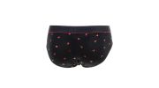 SLIP NOIR EAGLE ROUGE BRILLANT 8A592- ARMANI