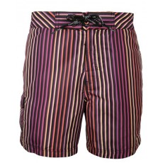 CK Swimwear - SHORT DE BAIN MEDIUM VIOLET/NOIR 58111W2_079