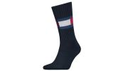 PAIRE DE CHAUSSETTES HAUTES NAVY LOGO  - TOMMY