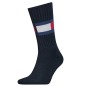 PAIRE DE CHAUSSETTES HAUTES NAVY LOGO  - TOMMY