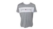 T-SHIRT GRIS COL ROND LOGO TOMMY HILFIGER UM0UM01170  - TOMMY HILFIGER