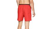 SHORT DE BAIN MEDIUM DOUBLE WAISTBAND ROUGE M00300  - CALVIN KLEIN 