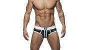 SLIP CAMOUFLAGE CAMO STRIPE MESH BLANC  AD764 - ADDICTED