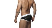 SLIP CAMOUFLAGE CAMO STRIPE MESH BLANC  AD764 - ADDICTED