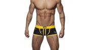 BOXER CAMOUFLAGE CAMO STRIPE MESH JAUNE AD765 - ADDICTED