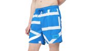 SHORT DE BAIN MEDIUM DRAWSTRING ABSTRACT IMPERIAL BLEU M00274  - CALVIN KLEIN 