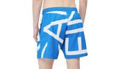 SHORT DE BAIN MEDIUM DRAWSTRING ABSTRACT IMPERIAL BLEU M00274  - CALVIN KLEIN 