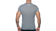 T-SHIRT COL V SAILOR MARINE AD588 - ADDICTED