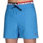 SHORT DE BAIN MEDIUM DRAWSTRING BLEU TURQUOISE M01138 - TOMMY HILFIGER