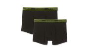 PACK DE 2 BOXERS CORE LOGOBAND NOIR CEINTURE JAUNE FLUO 9A717 - EMPORIO ARMANI